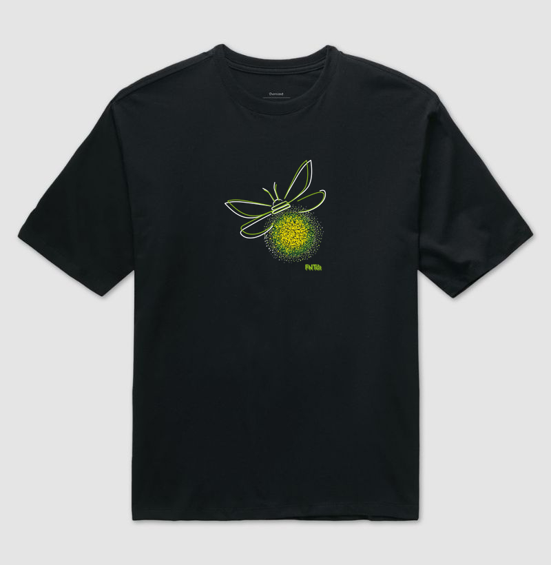 T-SHIRT OVERSIZED "SONHO" / VAGALUME SOLO