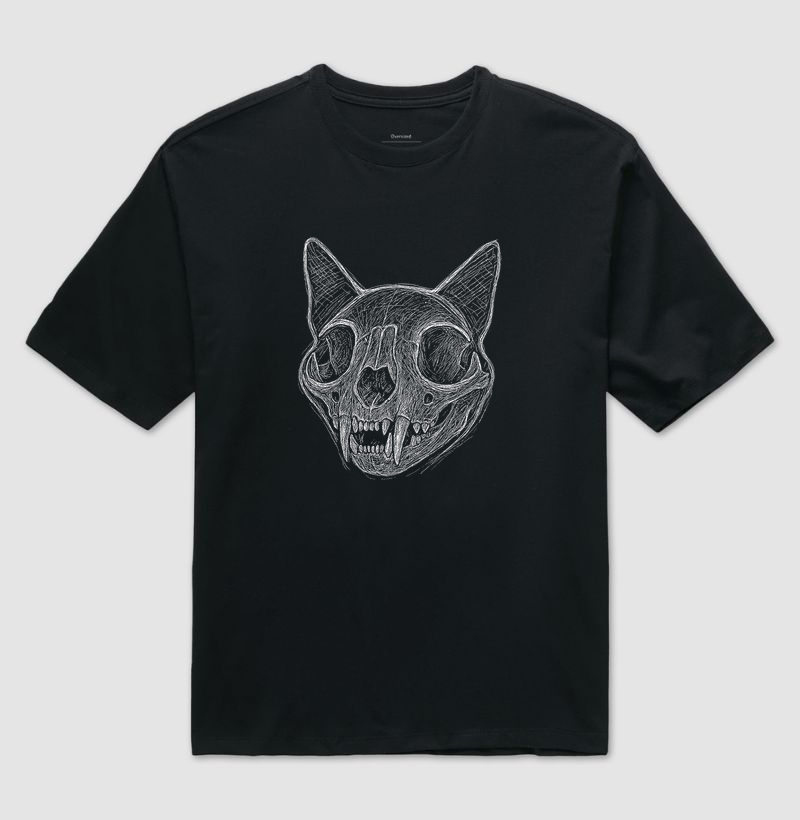 Cat Skull — Versão Branca