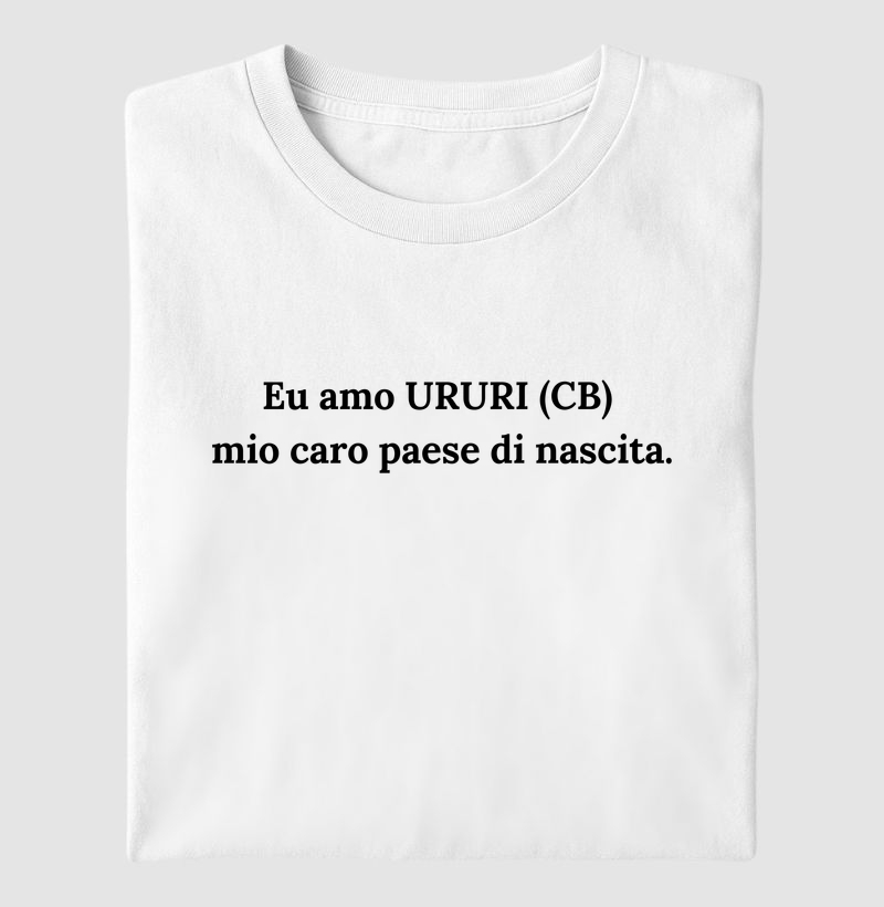 Eu amo Ururi - Personalizada