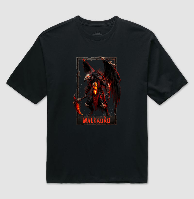 Camiseta Oversized Flamengo - Malvadão