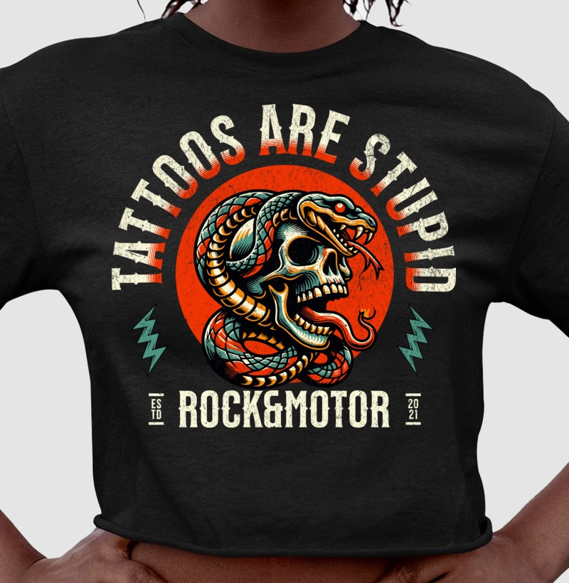 Tattoo Are Stupid - Skull