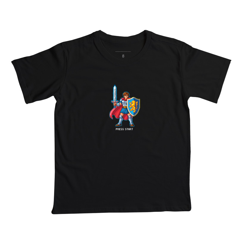 Camiseta infantil Pixel Hero