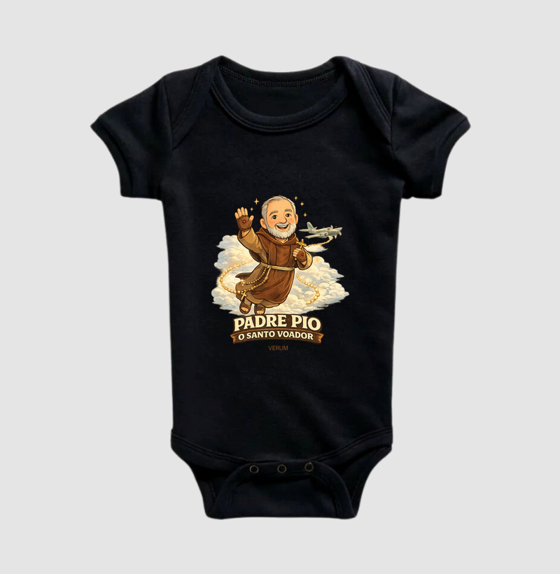 Camiseta Infantil Padre Pio