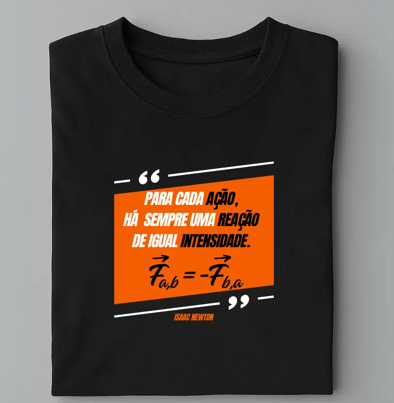 Ação e reação - 3a lei de Newton