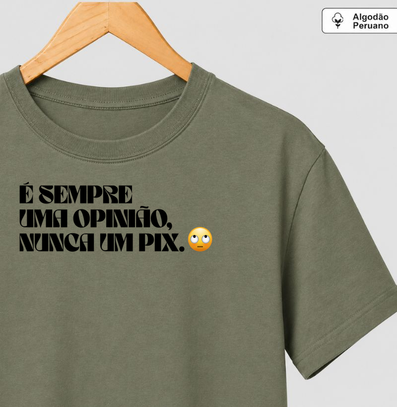 nunca um pix