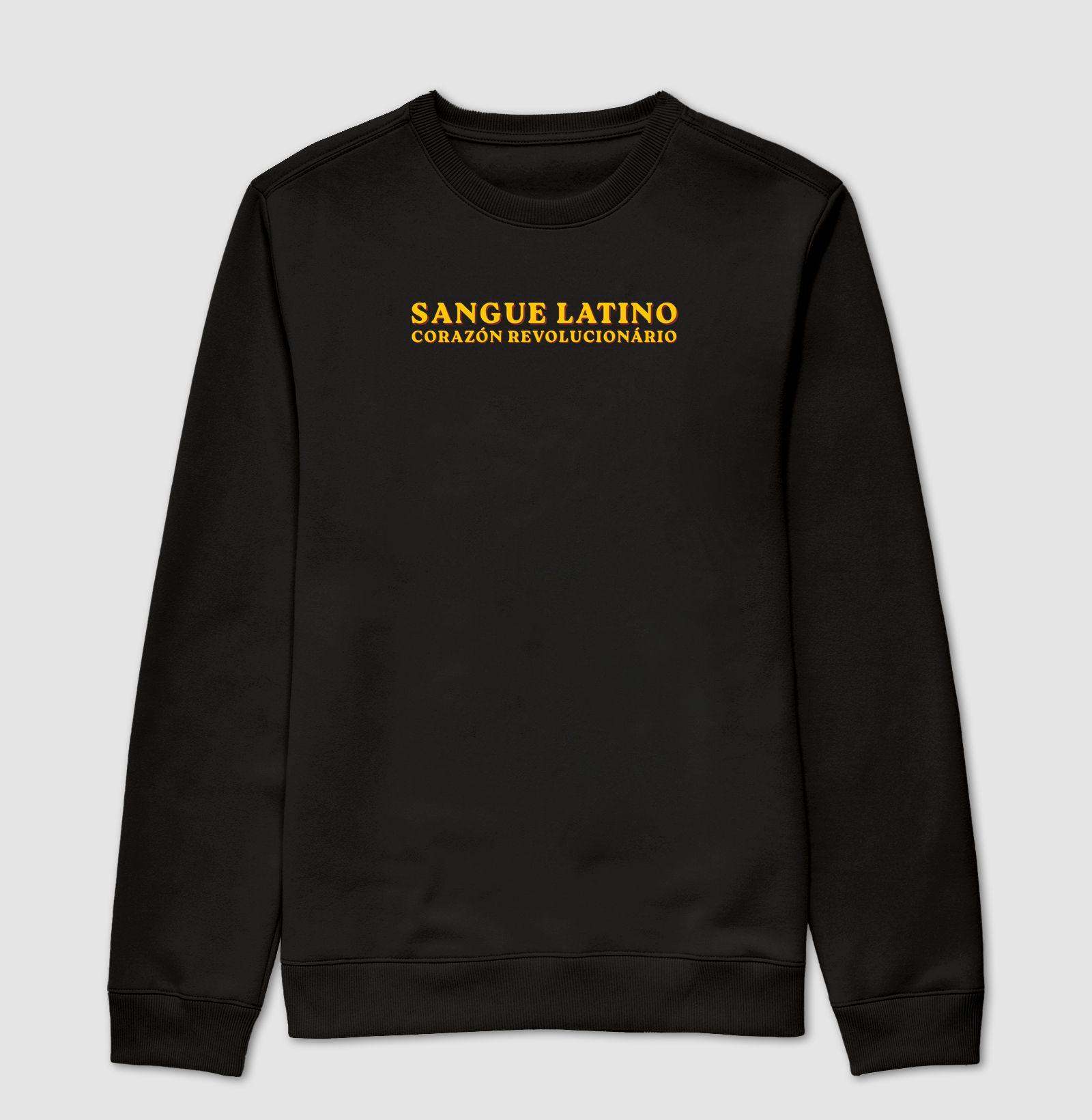 sangue latino, corazón revolucionário - Suéter Moletom