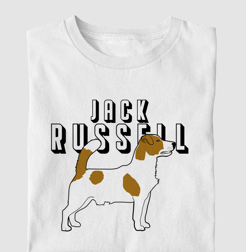 Camiseta Jack Russell Pelo Curto