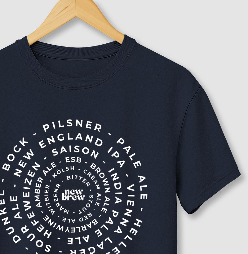 Beer Styles - New Brew - Camiseta