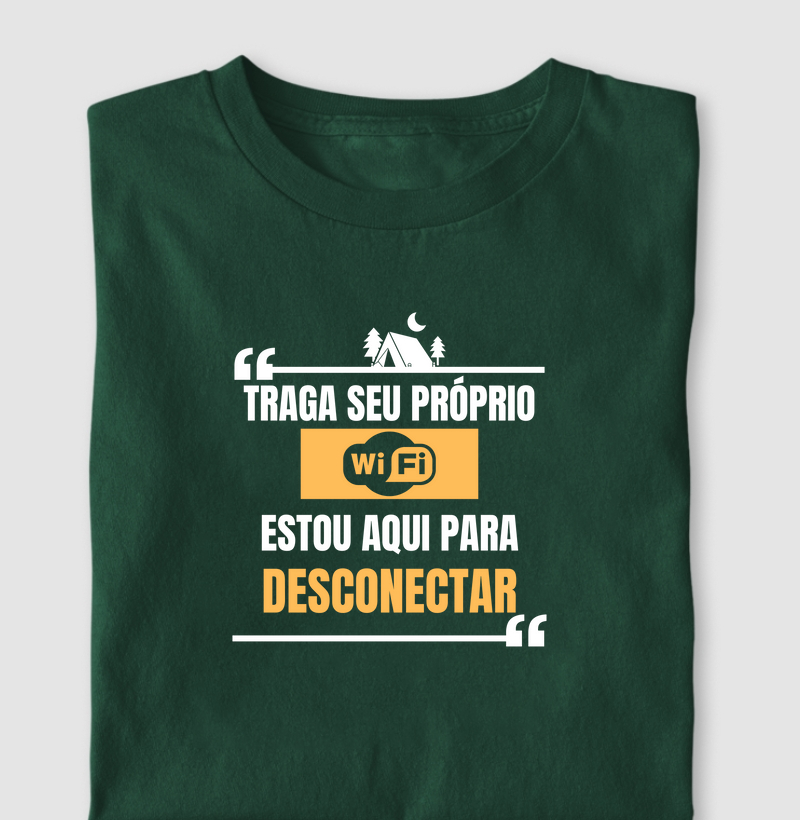 Traga seu próprio wifi, estou aqui pra desconectar