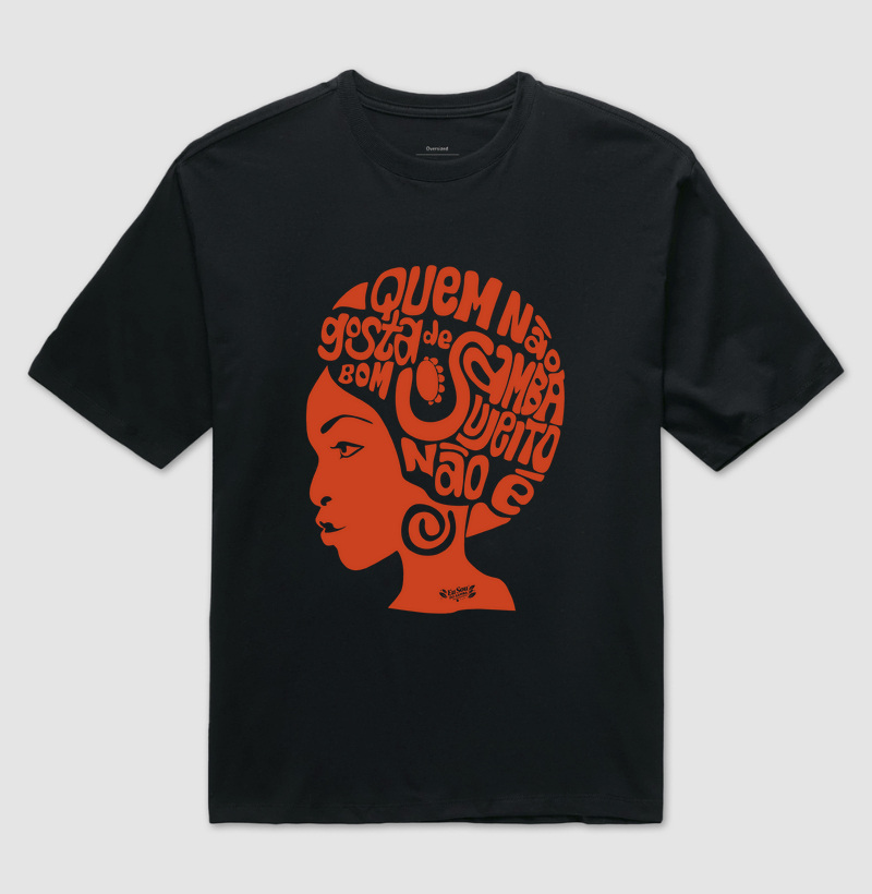 QUE NÃO GOSTA DE SAMBA | Oversized | Laranjado