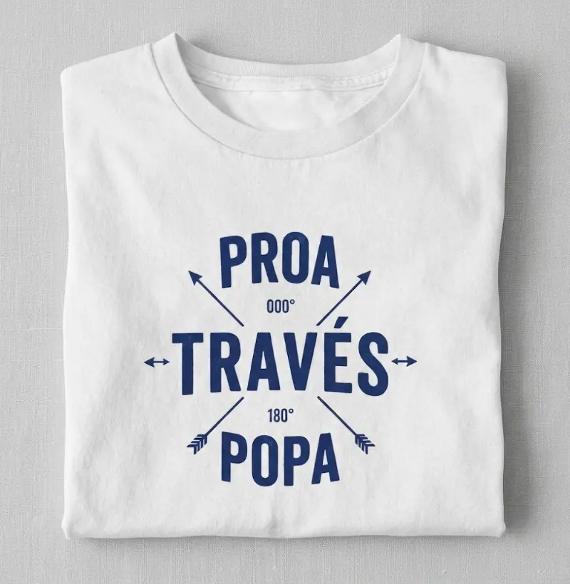 Proa través popa - algodão 30.1