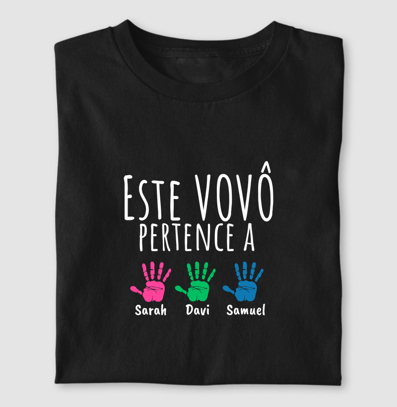Vovô pertence: Sarah, Davi e Samuel