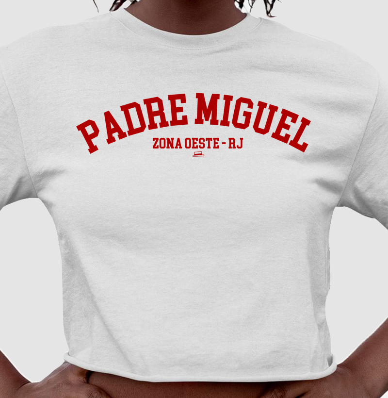 Padre Miguel - Vermelho e Branco - Cropped