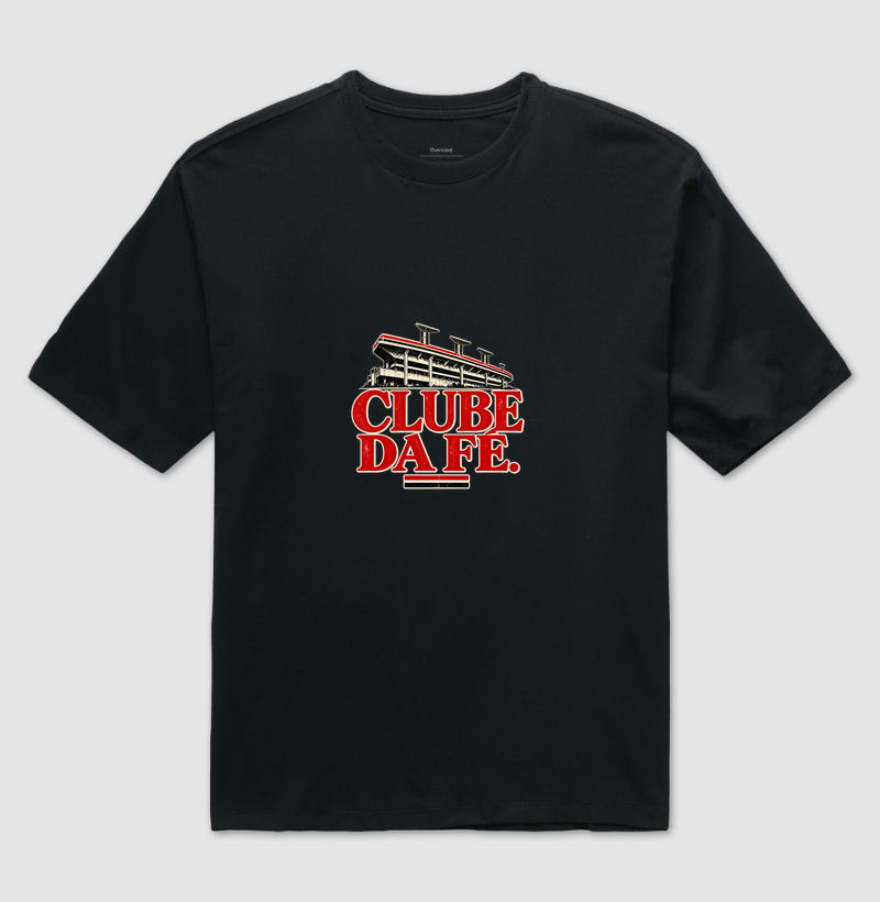 CLUBE DA FÉ - Camiseta Oversized