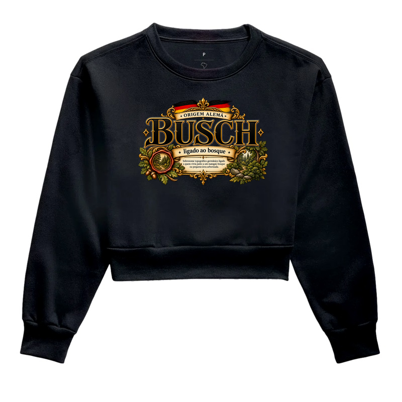 Busch  - Cropped Moletom