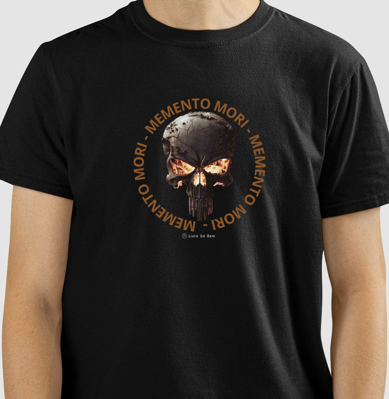 Camiseta maçonaria MEMENTO MORI