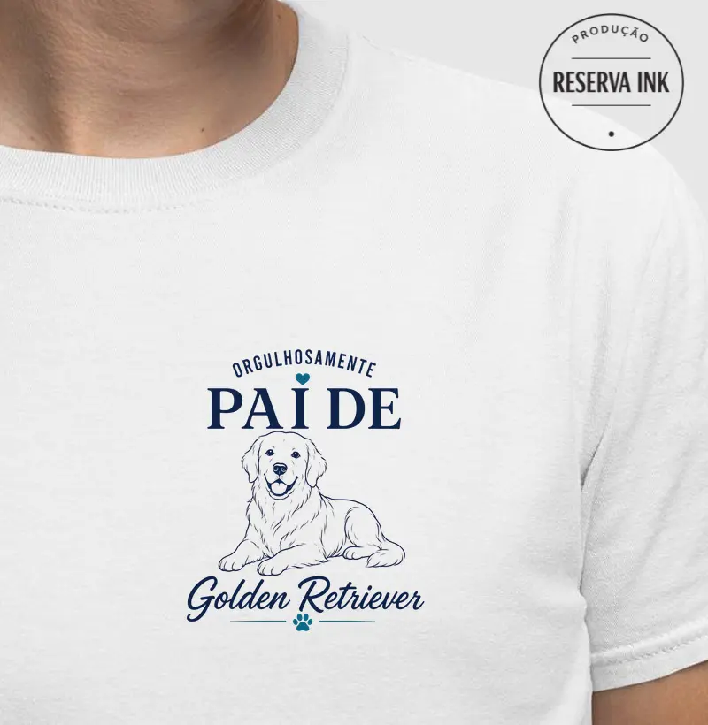 Orgulhosamente Pai de Golden Retriever