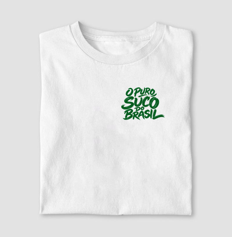 Camiseta Suco no bolso
