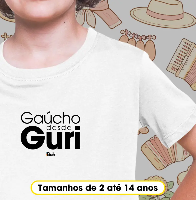 Gaúcho desde guri