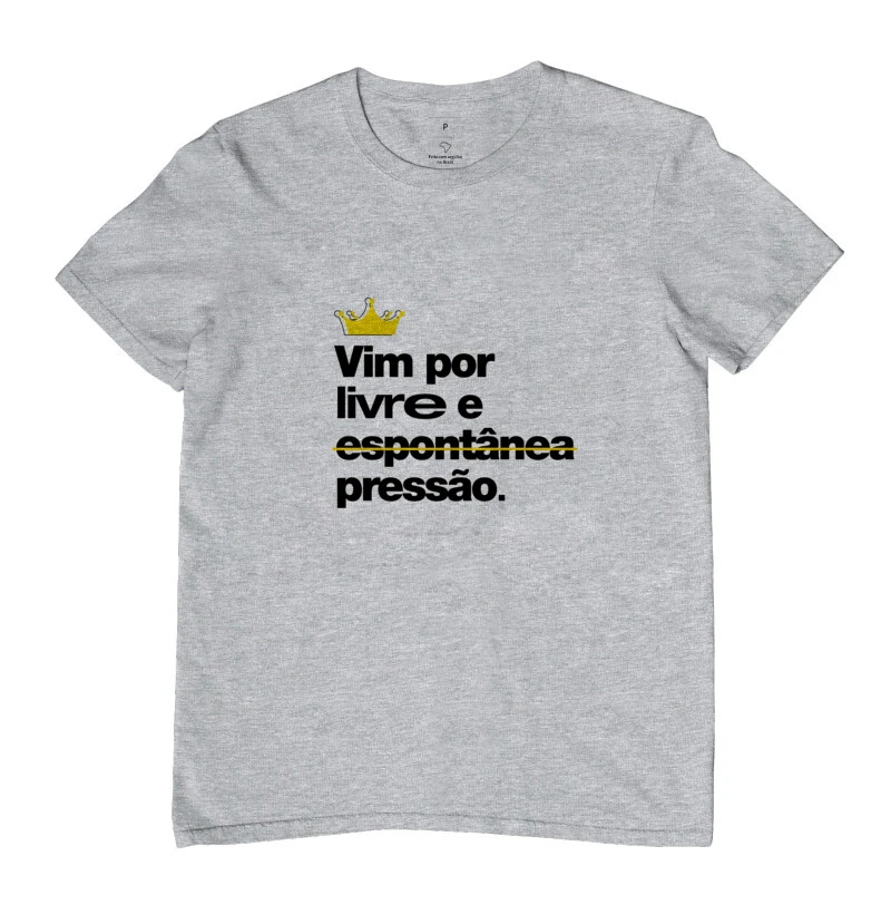 Vim por livre e espontânea pressão