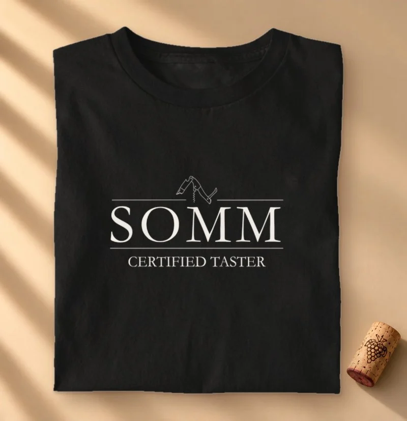 Camiseta Vinho - SOMM Certified Taster