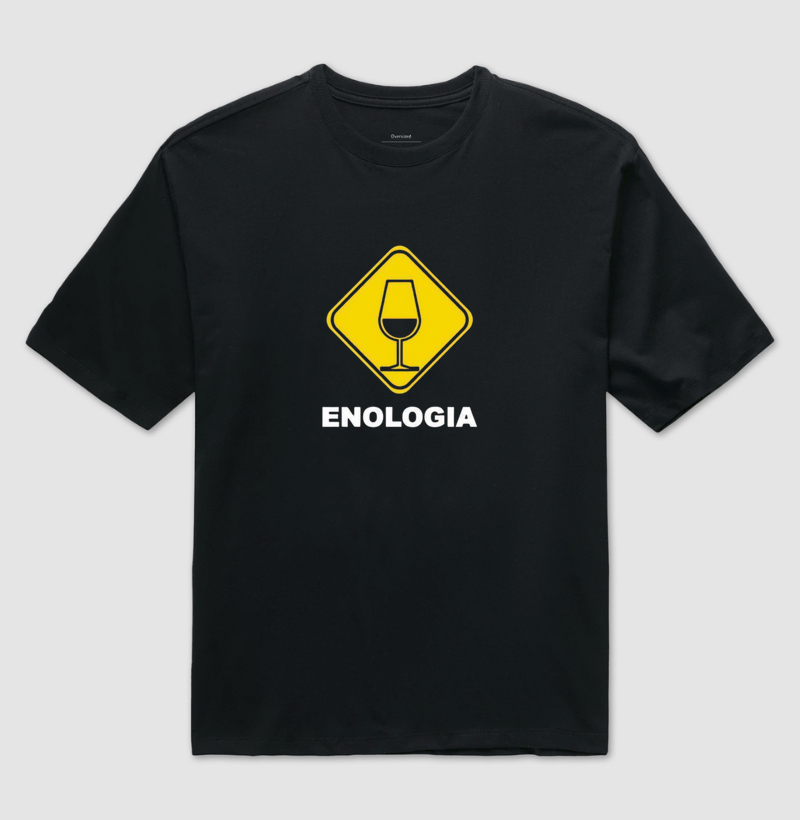 Camiseta Enologia - Camiseta Oversized