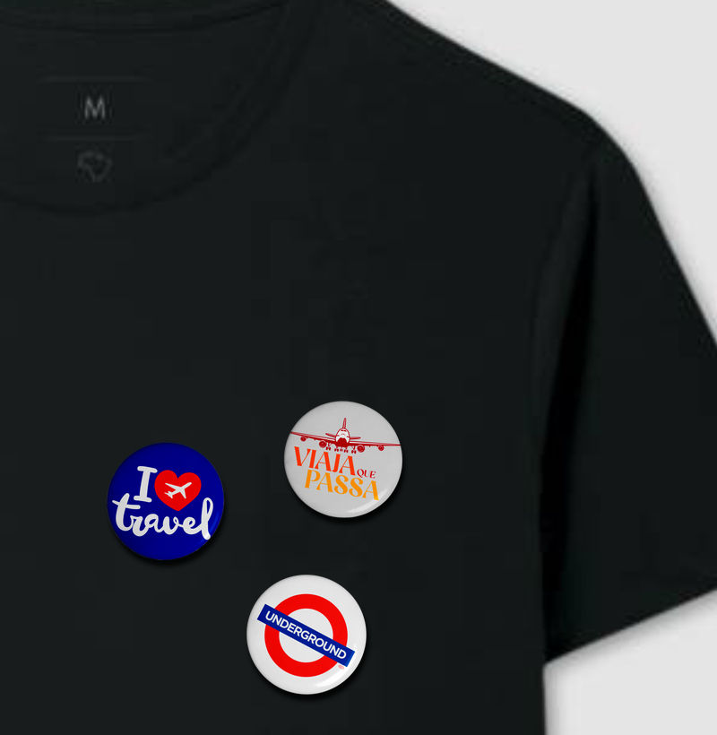 Pins Viagens