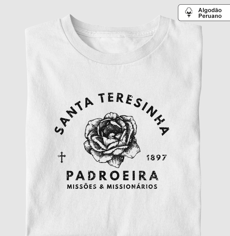 Santa Teresinha Padroeira Algodão Peruano