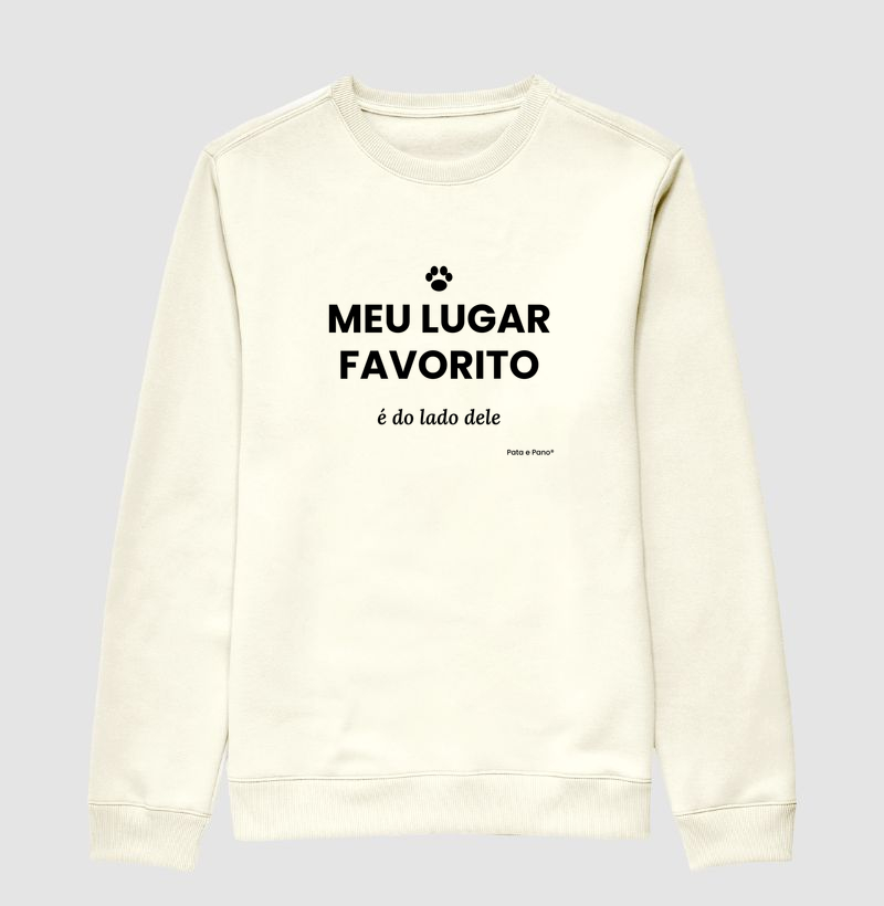 Suéter Moletom - Meu Lugar Favorito