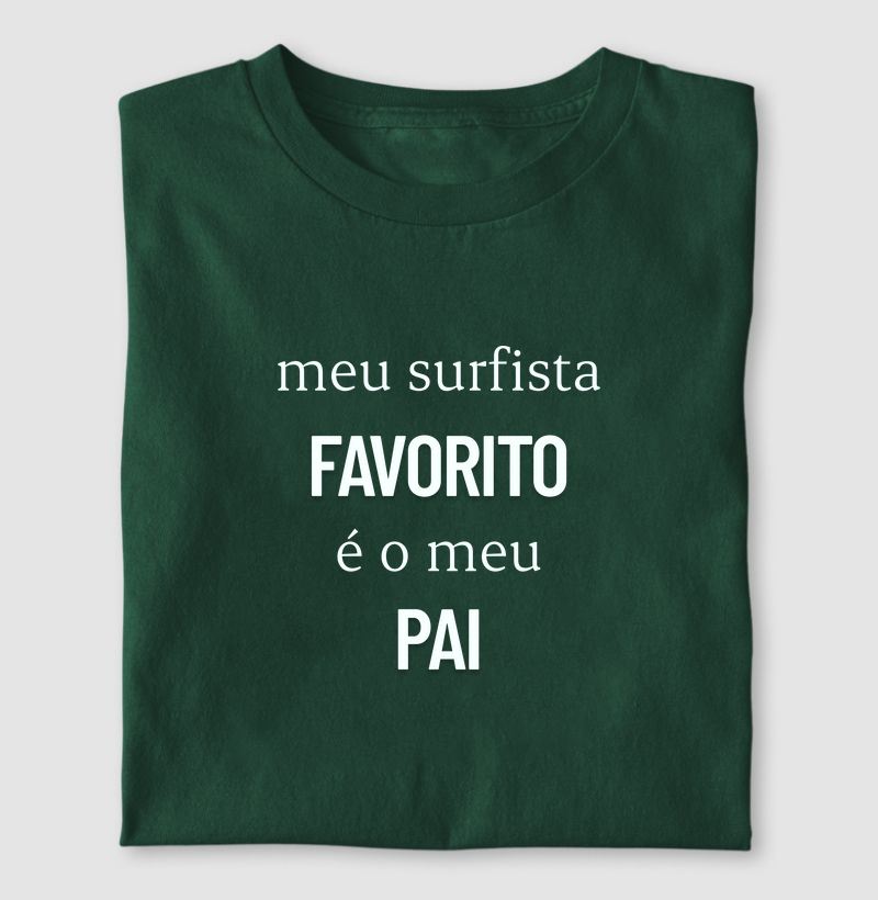 Meu surfista favorito é o meu pai