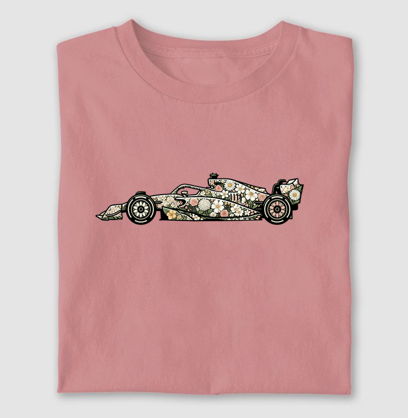 Fórmula 1 Floral - Camiseta