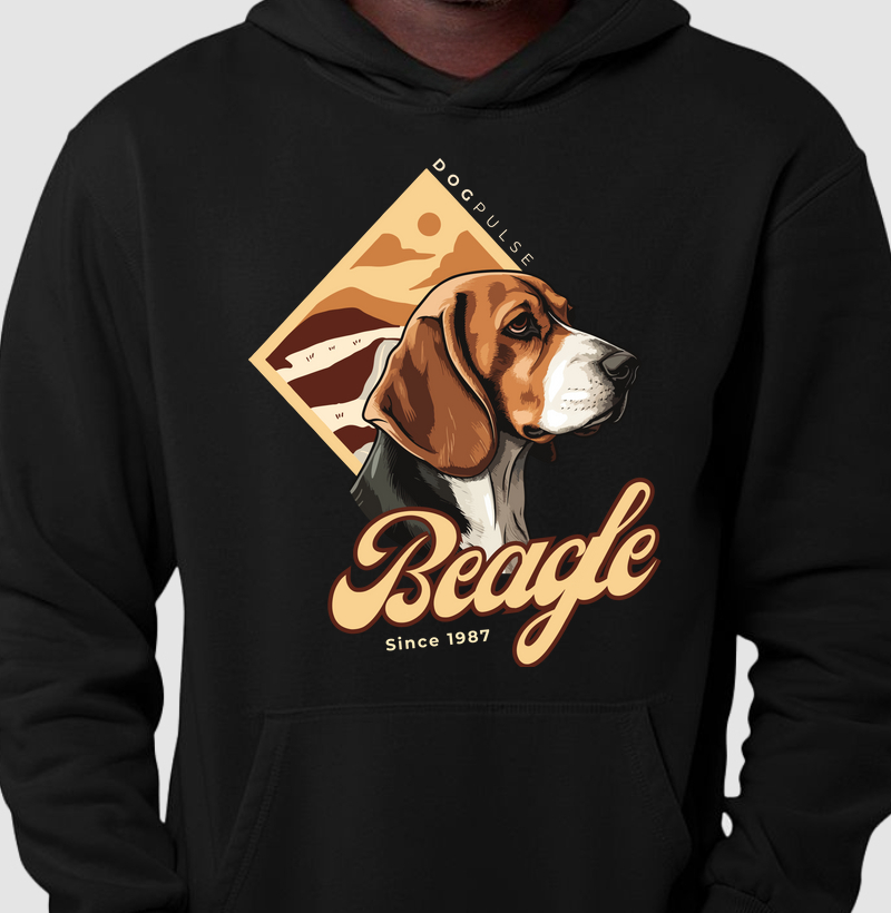 Hoodie Moletom Bleagle Busto Dog Pulse