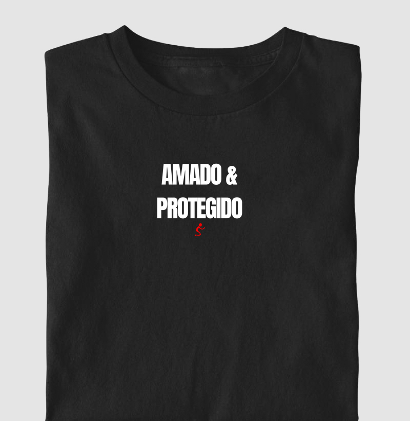 Camiseta Infantil Cristã Amado e Protegido