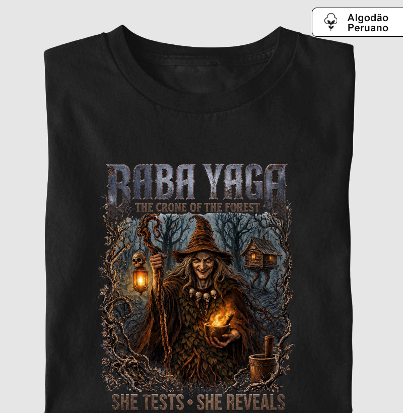 Baba Yaga Festival - Camiseta Algodão Peruano
