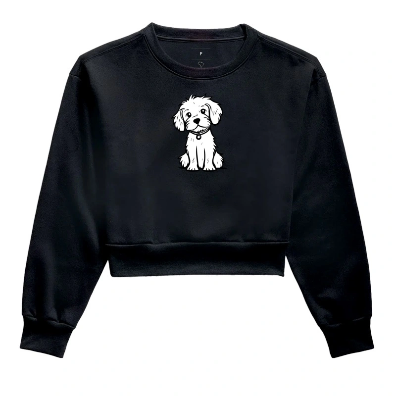 Little Puppy - Moletom Cropped
