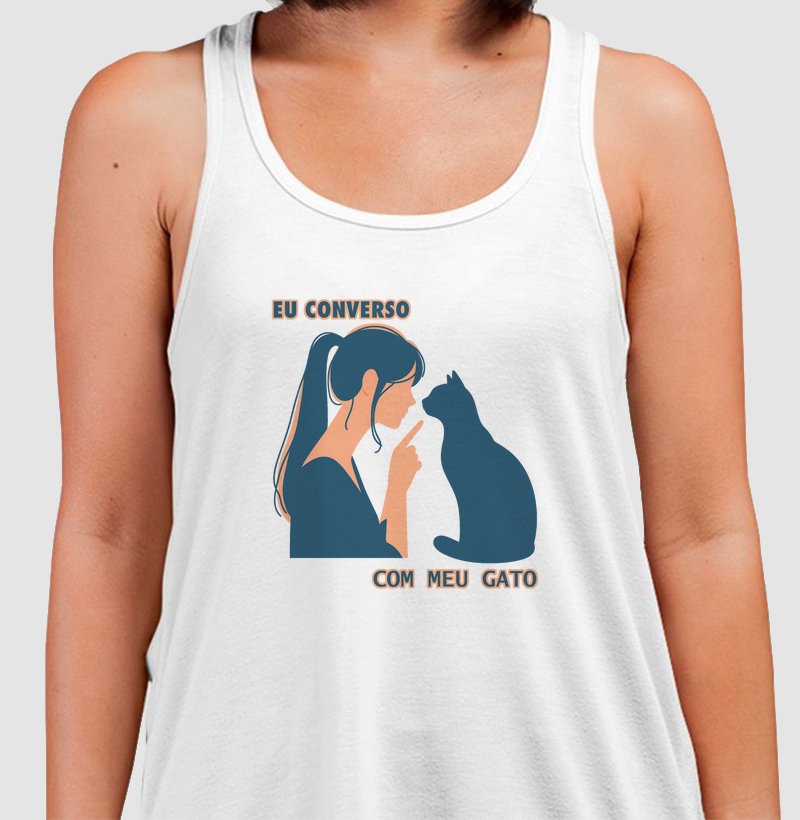EU CONVERSO COM MEU GATO FEM.