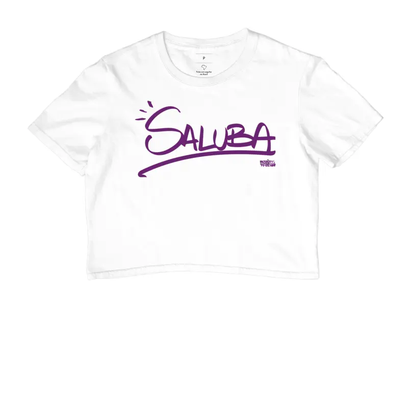 Cropped Saluba Purple Maria Patuá