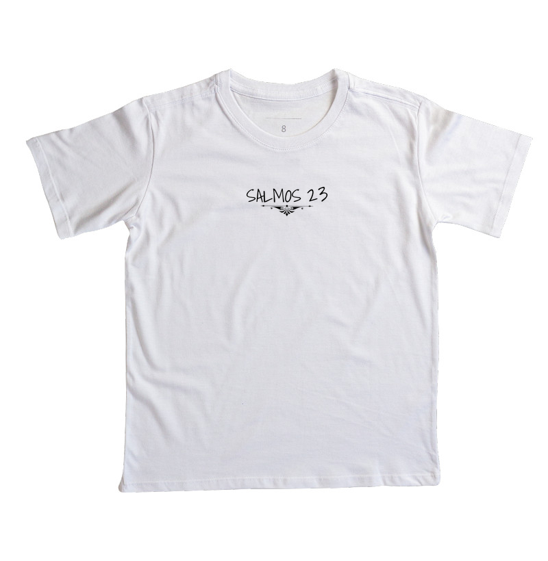 Camiseta Infantil Salmos 23 Central - Camiseta Infantil