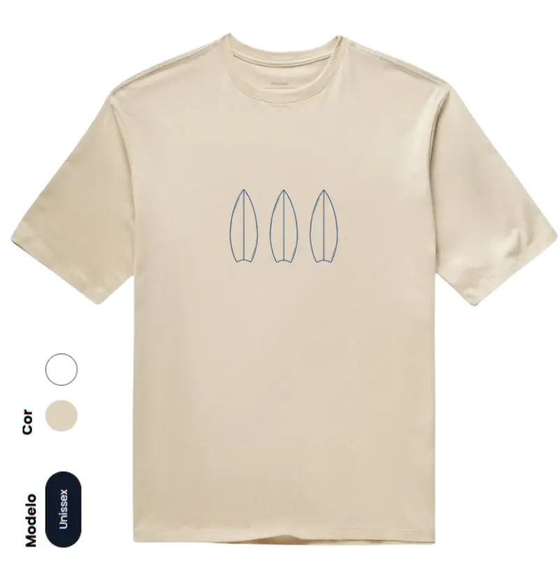 3 PRANCHAS marinho OVERSIZED