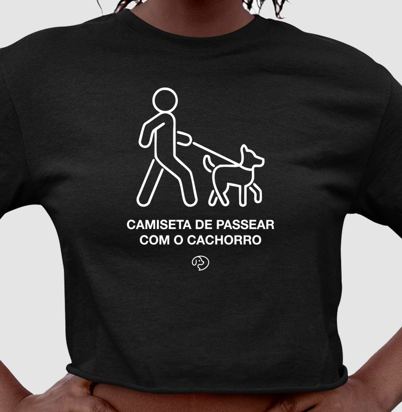 Camiseta de Passear com o Cachorro