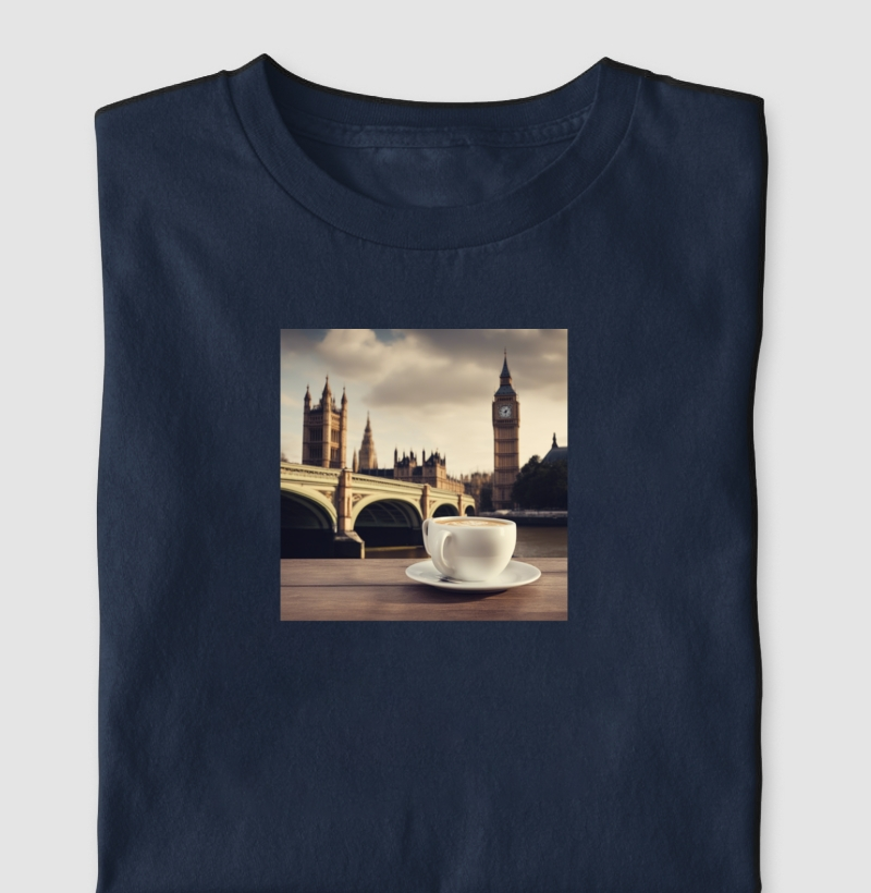 Camiseta Londres Algodão Nacional