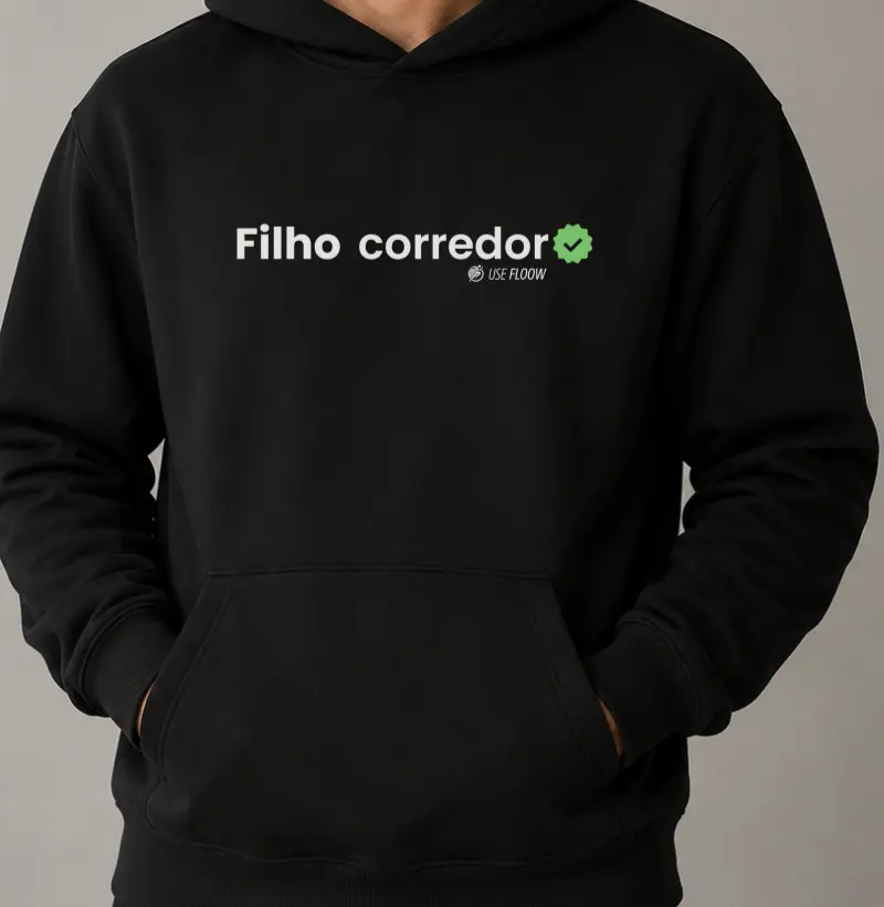 Hoodie Moletom Corrida - Filho Corredor 