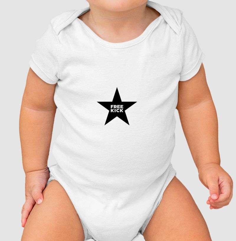 BODY INFANTIL FREE KICK ESTRELA CENTRO