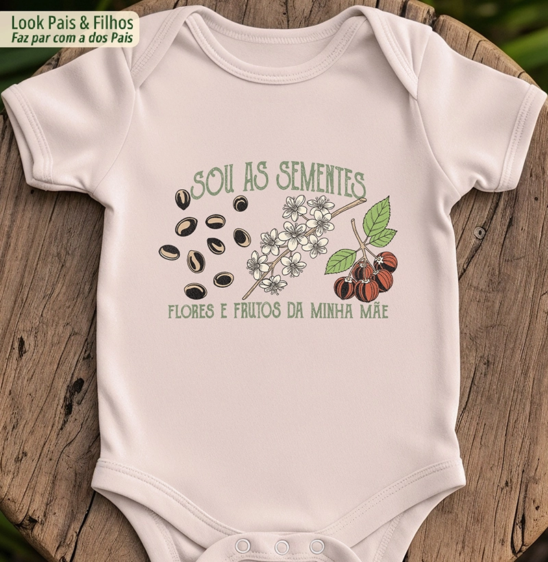 Sou as sementes, flores e frutos da minha mãe