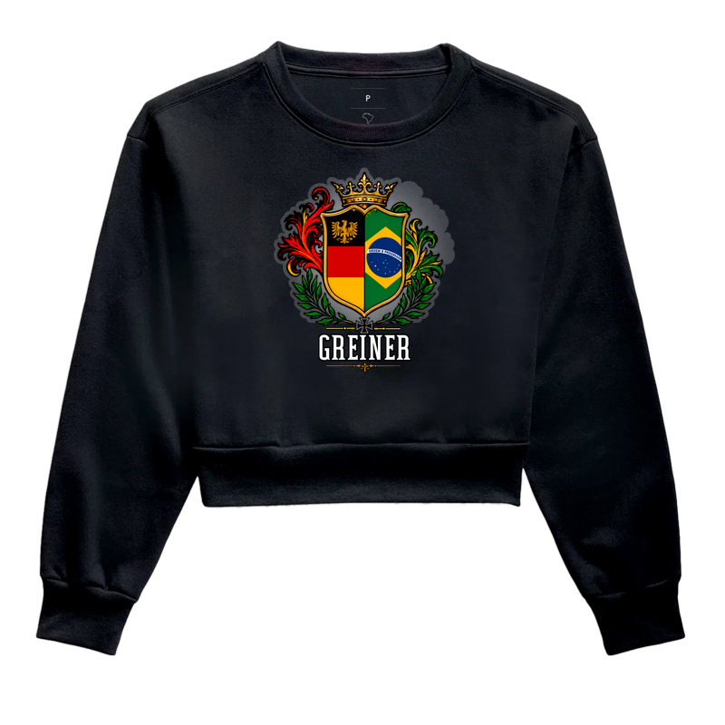 Greiner  - Cropped Moletom