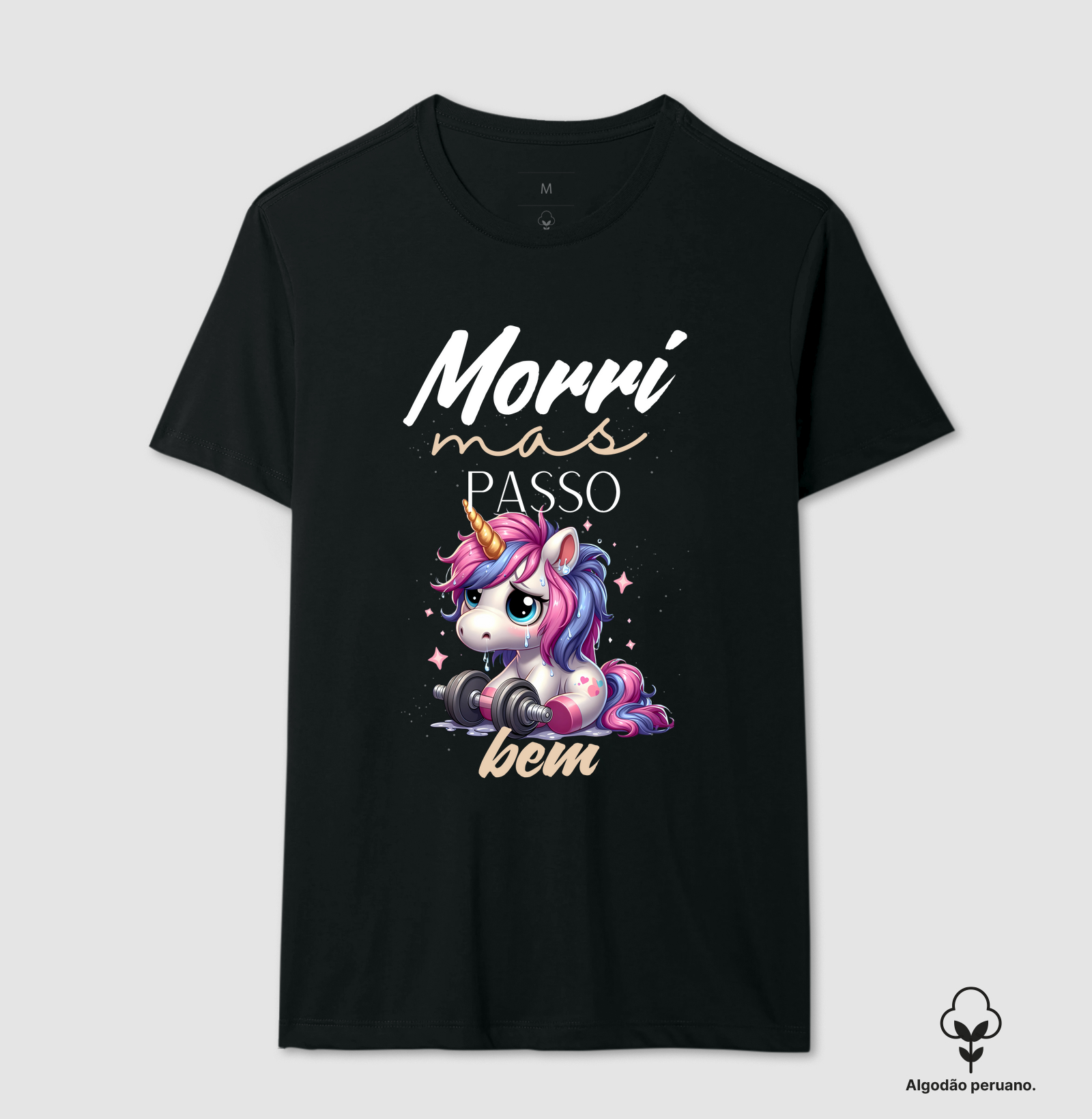 Morri, mas passo bem