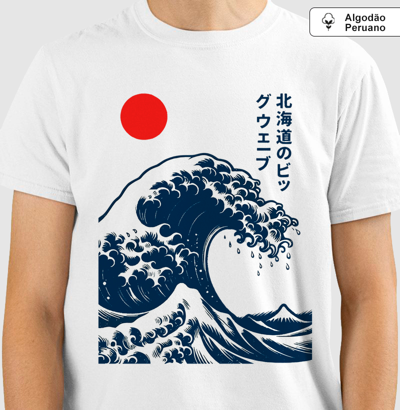 Arte Japonesa A Grande Onda Person Premium 