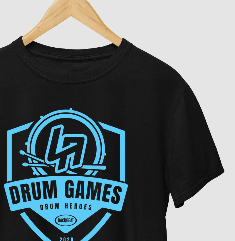 Camiseta ALUNO (Adulto) L.A Drum Games | Recreio/Barra (TIME AZUL)