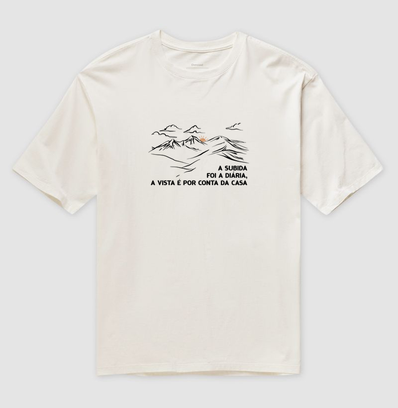 Por Conta da Casa - Camiseta Oversized