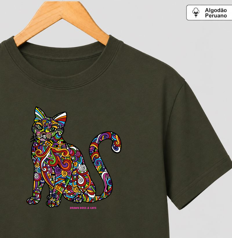 Gato colorido